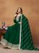 Picture of Exquisite Silk Dark Green Anarkali Salwar Kameez