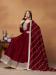 Picture of Sightly Silk Maroon Anarkali Salwar Kameez