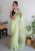 Picture of Classy Organza Dark Sea Green Saree