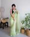 Picture of Classy Organza Dark Sea Green Saree