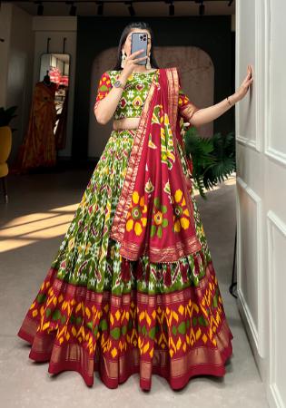 Picture of Fascinating Silk Rosy Brown Lehenga Choli