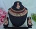 Picture of Comely Maroon Necklace Set