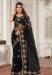 Picture of Gorgeous Net & Silk Black Saree