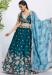 Picture of Radiant Georgette & Net Teal Lehenga Choli