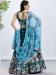 Picture of Radiant Georgette & Net Teal Lehenga Choli