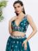 Picture of Radiant Georgette & Net Teal Lehenga Choli