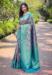 Picture of Fine Silk Dark Sea Green Saree