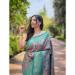 Picture of Fine Silk Dark Sea Green Saree