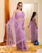 Picture of Pretty Net Plum Saree