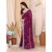 Picture of Statuesque Chiffon Brown Saree