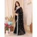 Picture of Good Looking Chiffon Black Saree