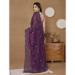 Picture of Fascinating Silk Dark Magenta Saree