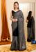 Picture of Magnificent Georgette Black Saree