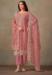 Picture of Elegant Organza Pink Straight Cut Salwar Kameez