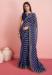 Picture of Gorgeous Georgette Midnight Blue Saree