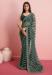 Picture of Exquisite Georgette Sea Green Saree