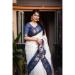 Picture of Good Looking Silk Off White Saree