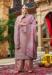 Picture of Georgette Rosy Brown Straight Cut Salwar Kameez