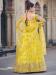 Picture of Elegant Net Yellow Lehenga Choli