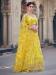 Picture of Elegant Net Yellow Lehenga Choli