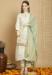 Picture of Fascinating Silk Azure Straight Cut Salwar Kameez