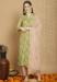 Picture of Amazing Silk Dark Khaki Straight Cut Salwar Kameez