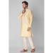 Picture of Splendid Silk Pale Golden Rod Kurtas