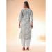 Picture of Cotton Light Slate Grey Readymade Salwar Kameez