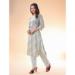 Picture of Cotton Light Slate Grey Readymade Salwar Kameez