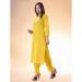 Picture of Comely Cotton Yellow Readymade Salwar Kameez