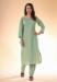 Picture of Cotton Dark Sea Green Readymade Salwar Kameez