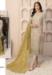 Picture of Superb Georgette Tan Straight Cut Salwar Kameez