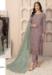 Picture of Stunning Georgette Grey Straight Cut Salwar Kameez