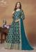 Picture of Lovely Chiffon Teal Anarkali Salwar Kameez