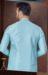 Picture of Well Formed Silk Light Blue Kurtas