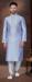 Picture of Amazing Silk Light Steel Blue Kurtas