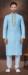 Picture of Graceful Silk Light Blue Kurtas