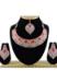 Picture of Pleasing Fire Brick Necklace Set