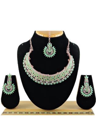 Picture of Alluring Dark Sea Green Necklace Set