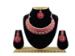 Picture of Shapely Fire Brick Necklace Set