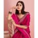 Picture of Classy Chiffon Deep Pink Saree