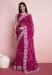 Picture of Graceful Chiffon Medium Violet Red Saree