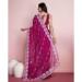 Picture of Graceful Chiffon Medium Violet Red Saree