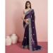 Picture of Lovely Georgette Purple Saree