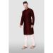 Picture of Resplendent Silk Maroon Kurtas