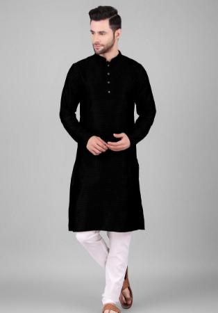 Picture of Graceful Georgette Black Kurtis & Tunic