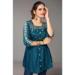 Picture of Radiant Chiffon Midnight Blue Kurtis & Tunic