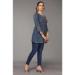 Picture of Shapely Chiffon Dark Slate Grey Kurtis & Tunic