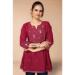 Picture of Exquisite Chiffon Maroon Kurtis & Tunic