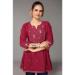 Picture of Exquisite Chiffon Maroon Kurtis & Tunic